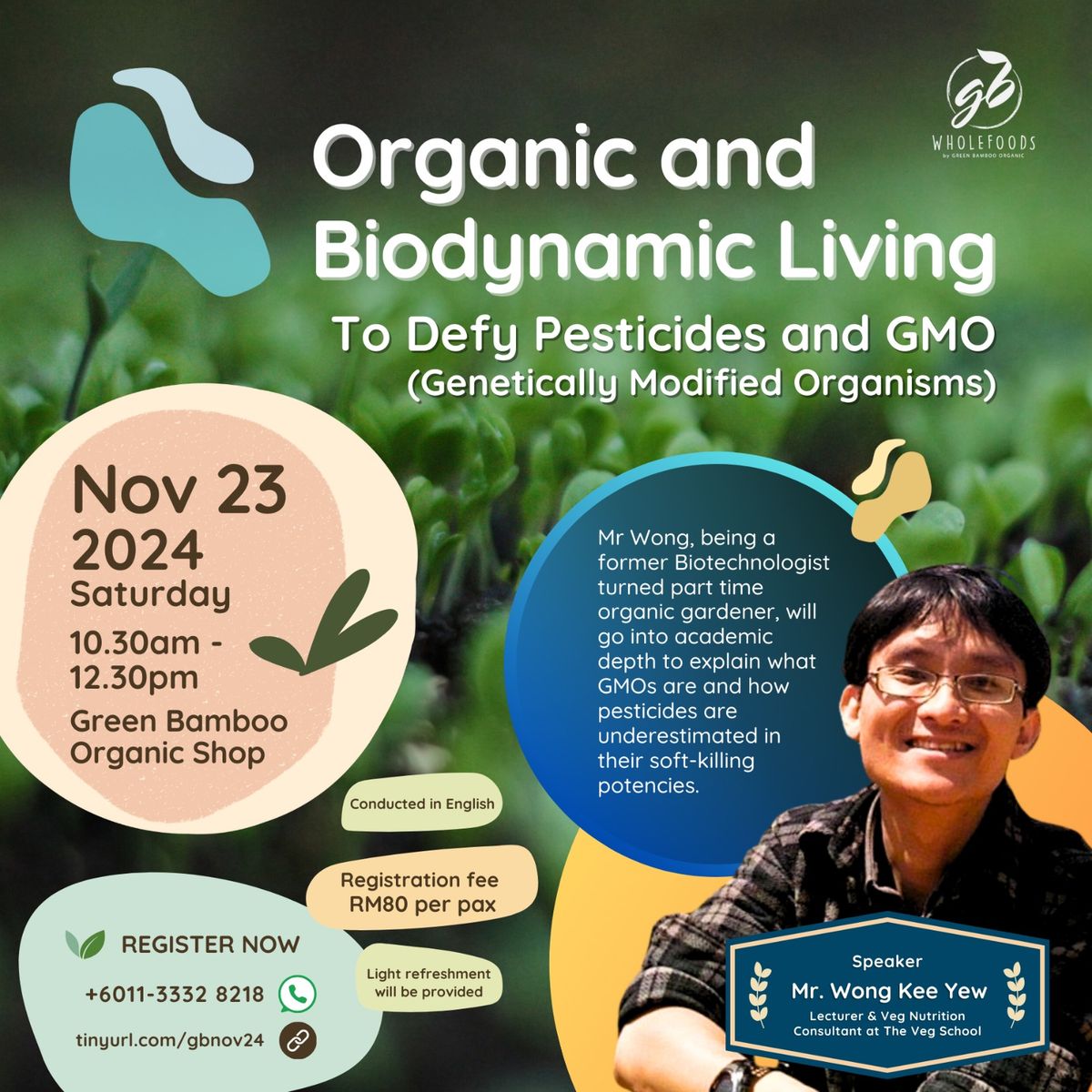 Organic and Biodynamic Living to Defy Pesticides and GMO