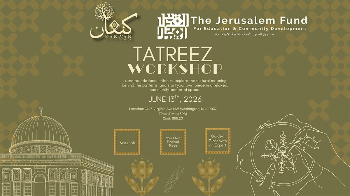 Tatreez 101 Workshop