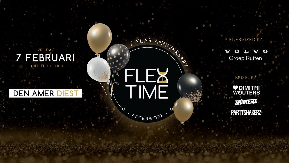 Flextime Afterwork x 7 Year Anniversary