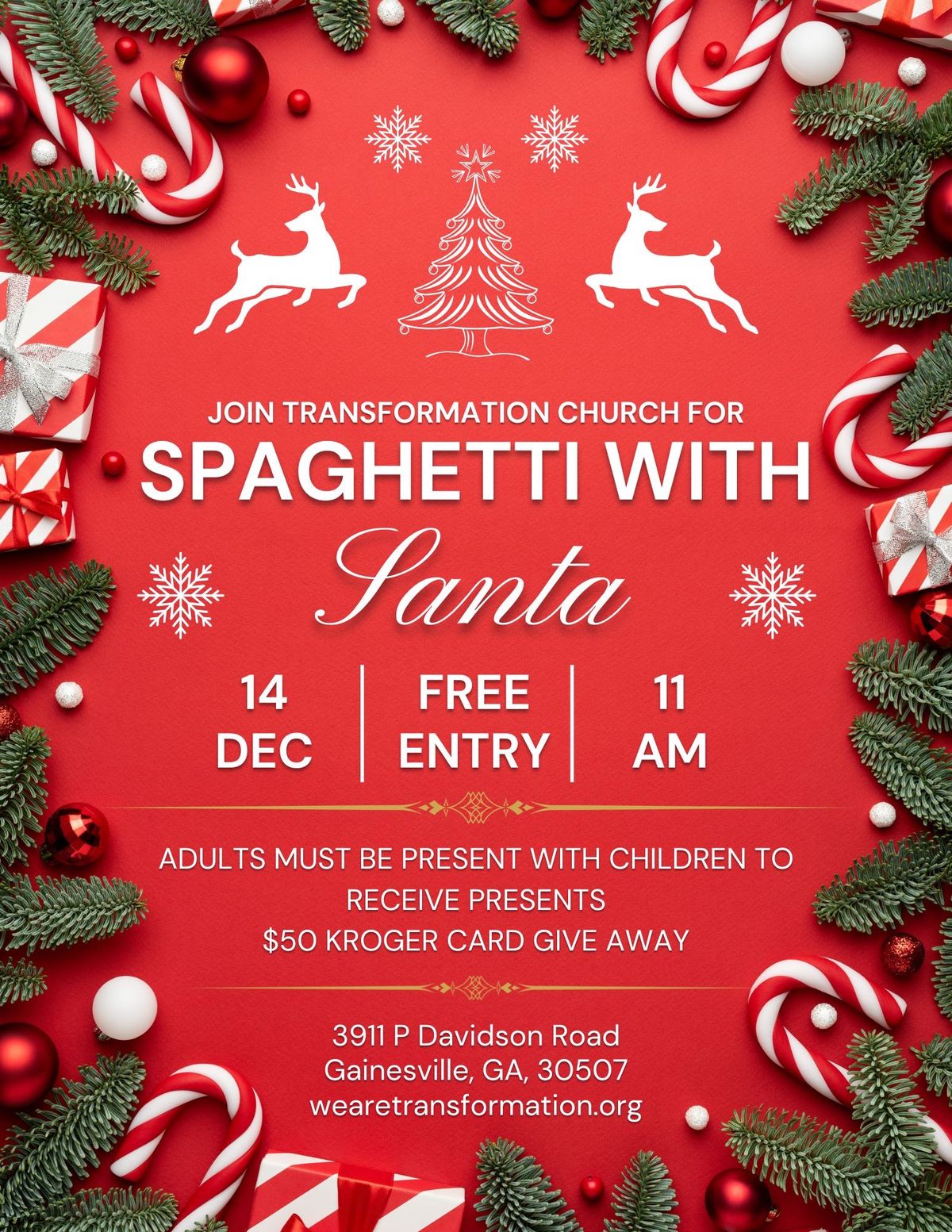 Spaghetti With Santa!