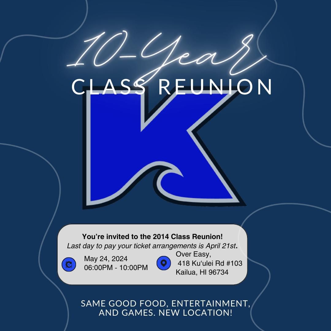 10-Year Reunion for Class of 2014