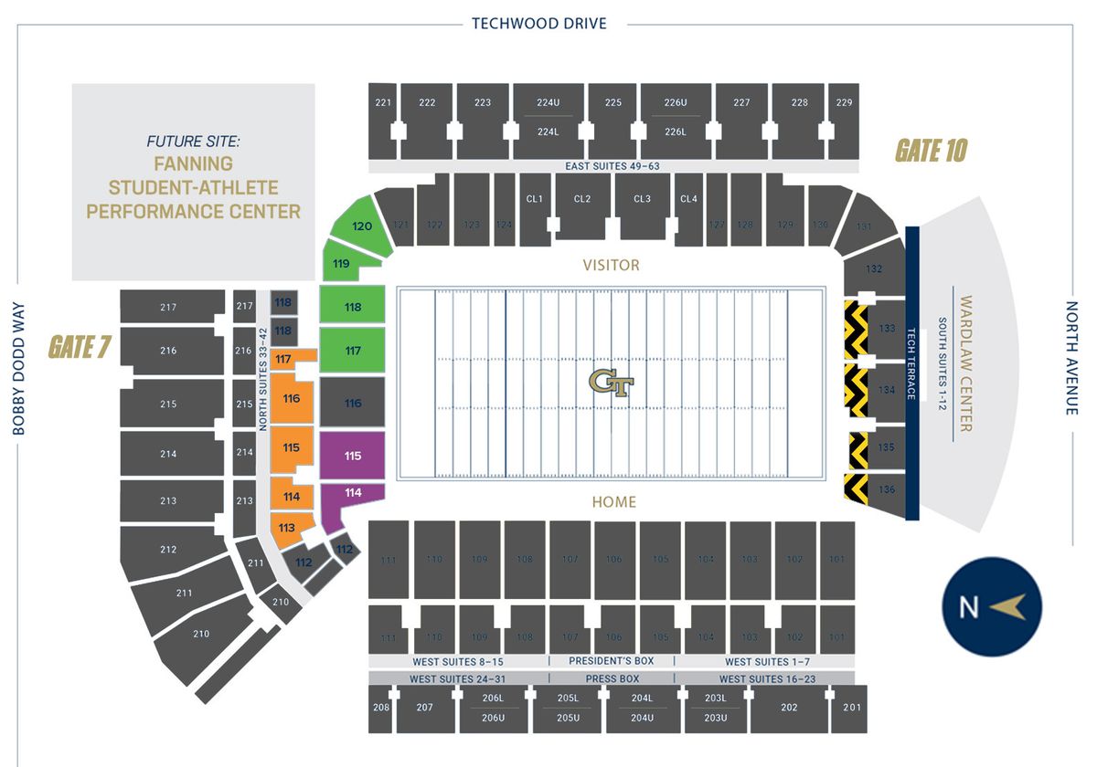 2025 Georgia Tech Yellow Jackets Football Season Tickets (Includes Tickets To All Regular Season Home Games)