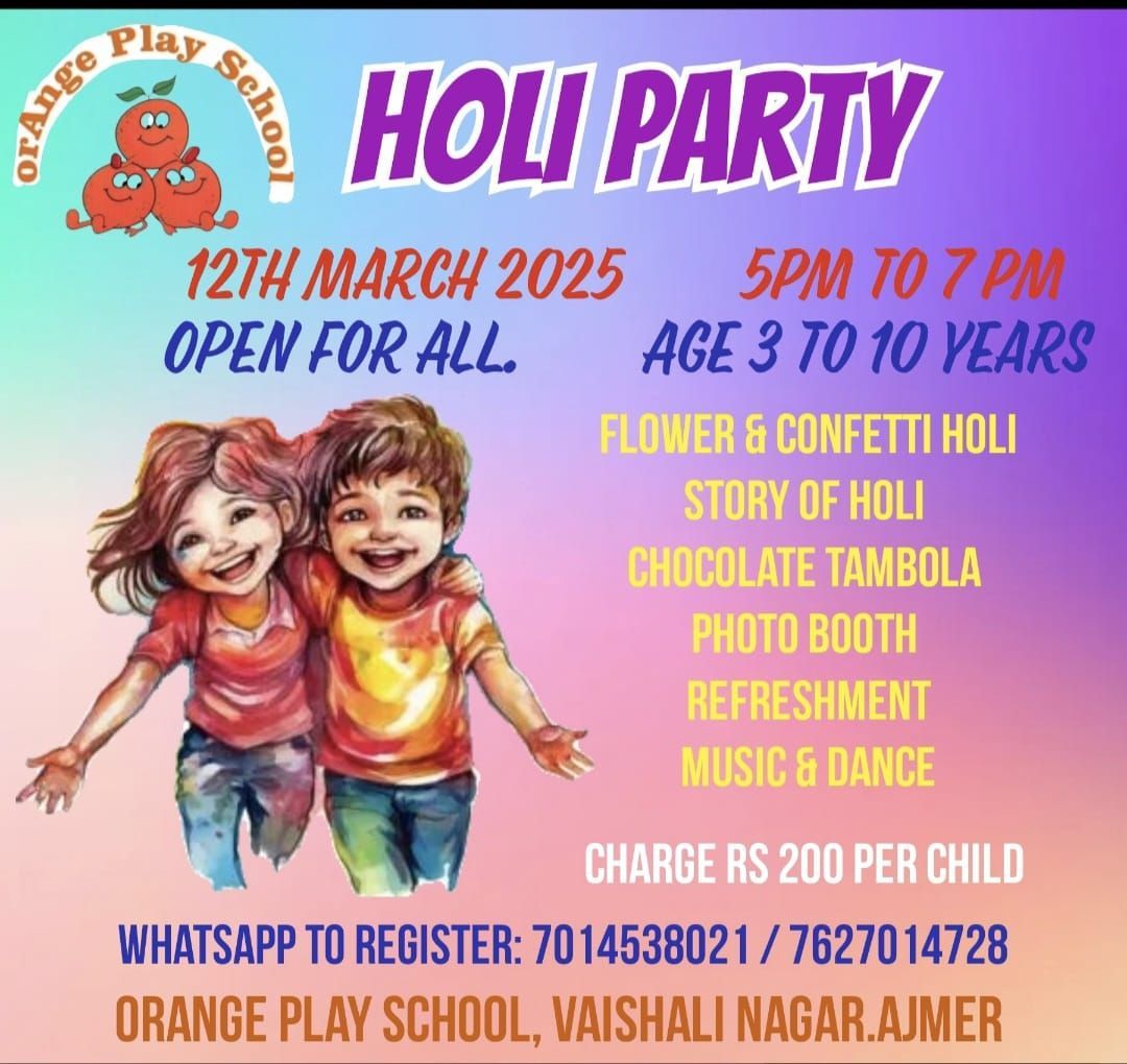 Holi & End of Exams party 