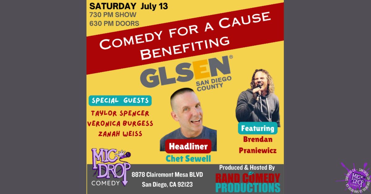 Comedy For A Cause: GLSEN San Diego 