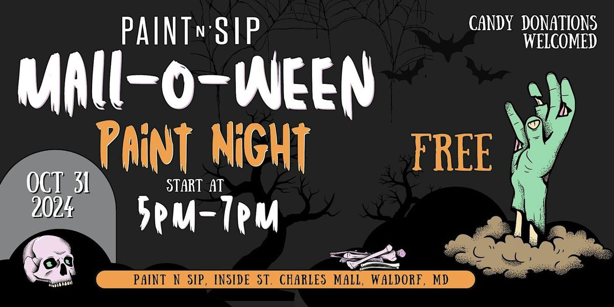 Mall-O-Ween Paint Night