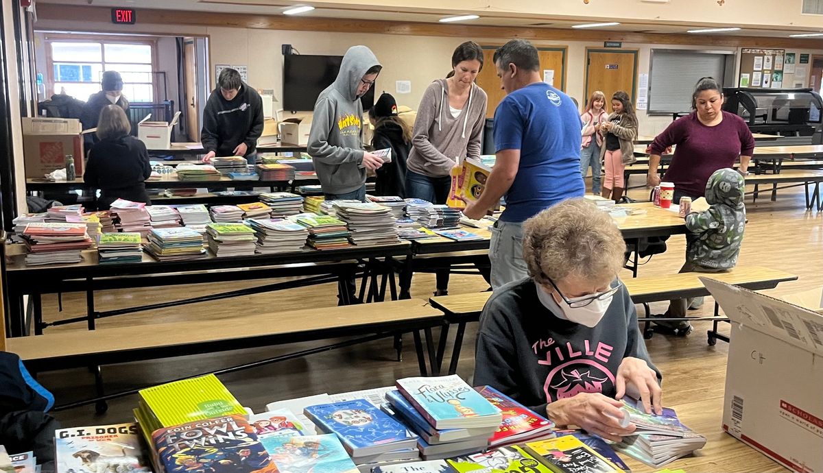 MLK Day Book Preparation and Volunteer Lunch