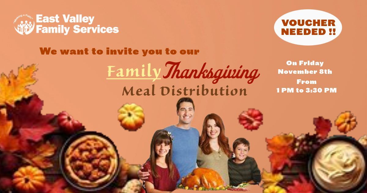 Family Thanksgiving Meal Distribution