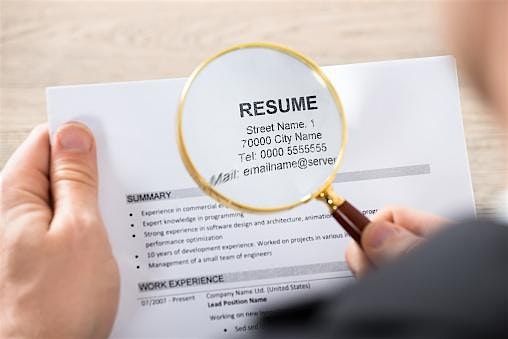 Workforce Development Division Resume Workshop