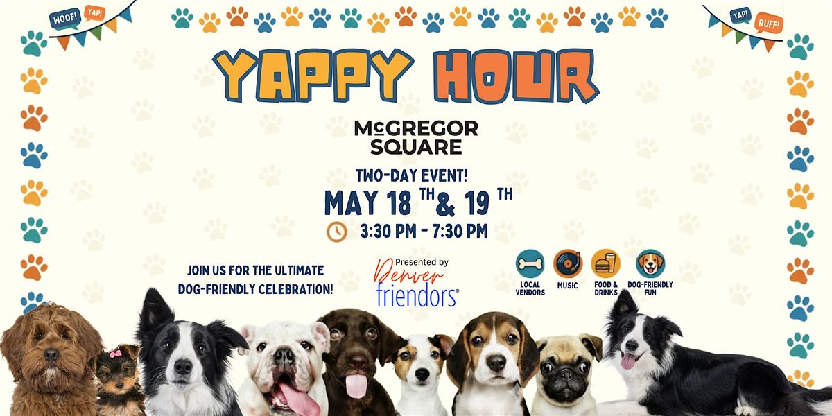 Yappy Hour at McGregor Square