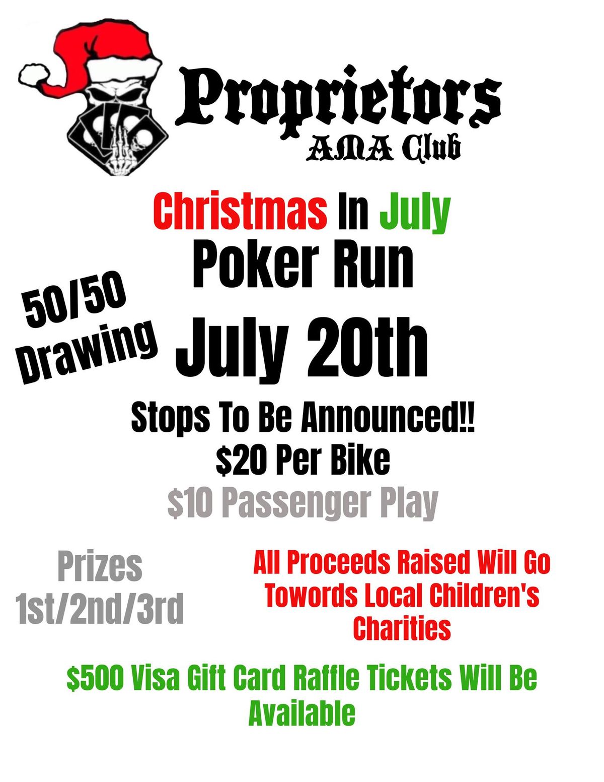 Christmas In July Poker Run