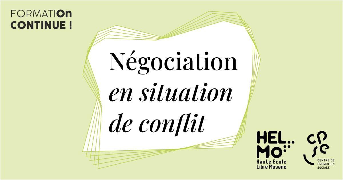 Formation Continue : Negociation en situation de conflit