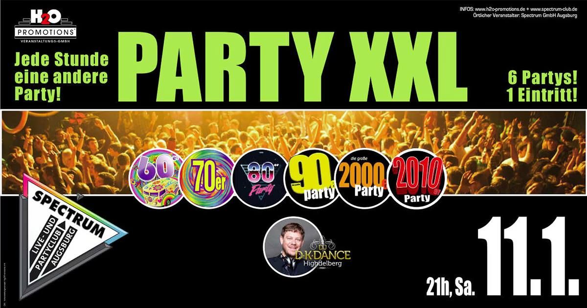 Party XXL mit DJ D-K DANCE - 6 Partys im Package -