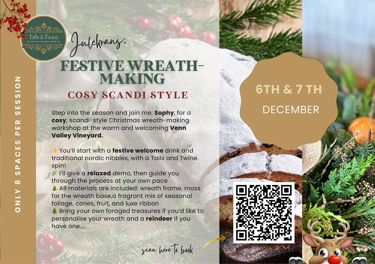 Cosy Chistmas Wreath Workshop