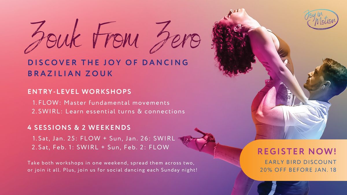 Zouk from Zero: Learn Brazilian Zouk in Spokane!