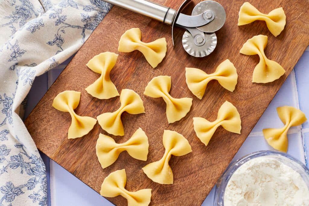 Hands-on Homemade Farfalle\/Bowtie Pasta