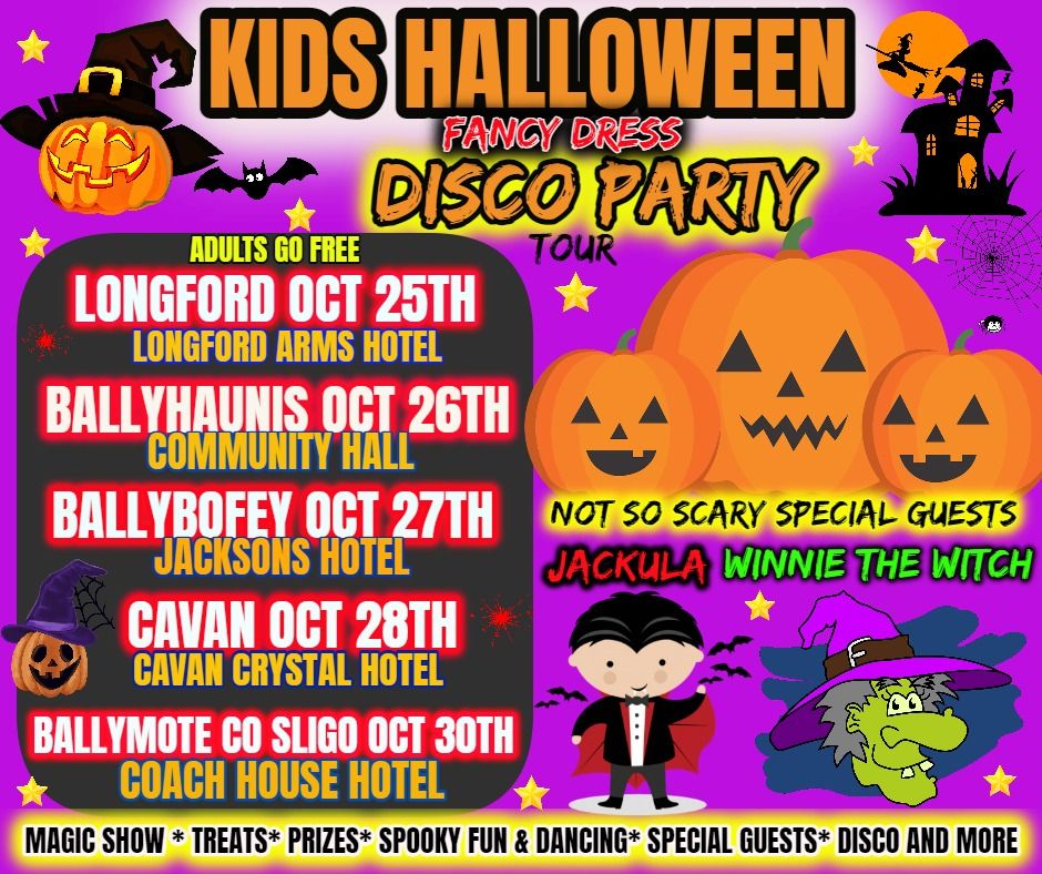 Kids Halloween Disco Party 2024 - BALLYBOFEY 