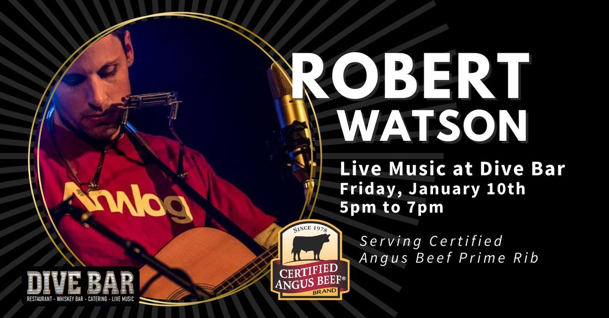 Robert Watson at Dive Bar for Certified Angus Beef Prime Rib Night