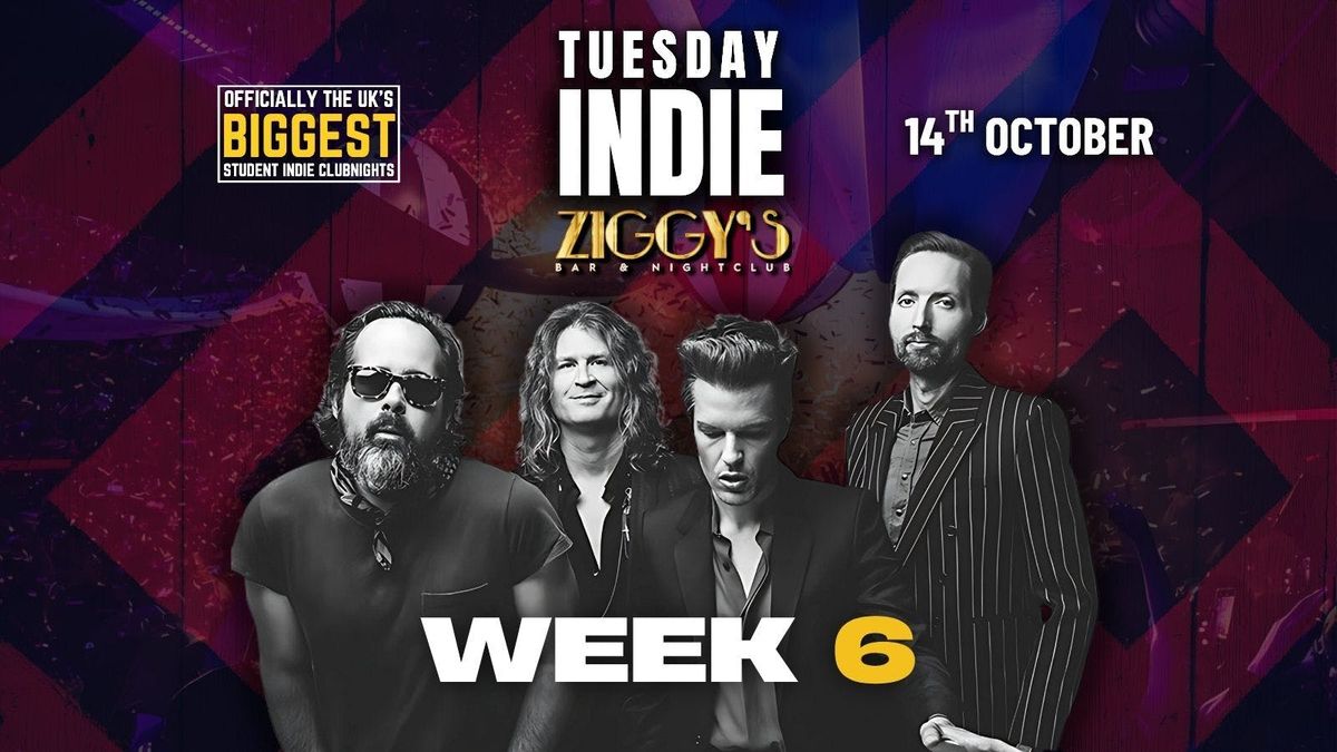 TUESDAY INDIE at Ziggy's - 14th October