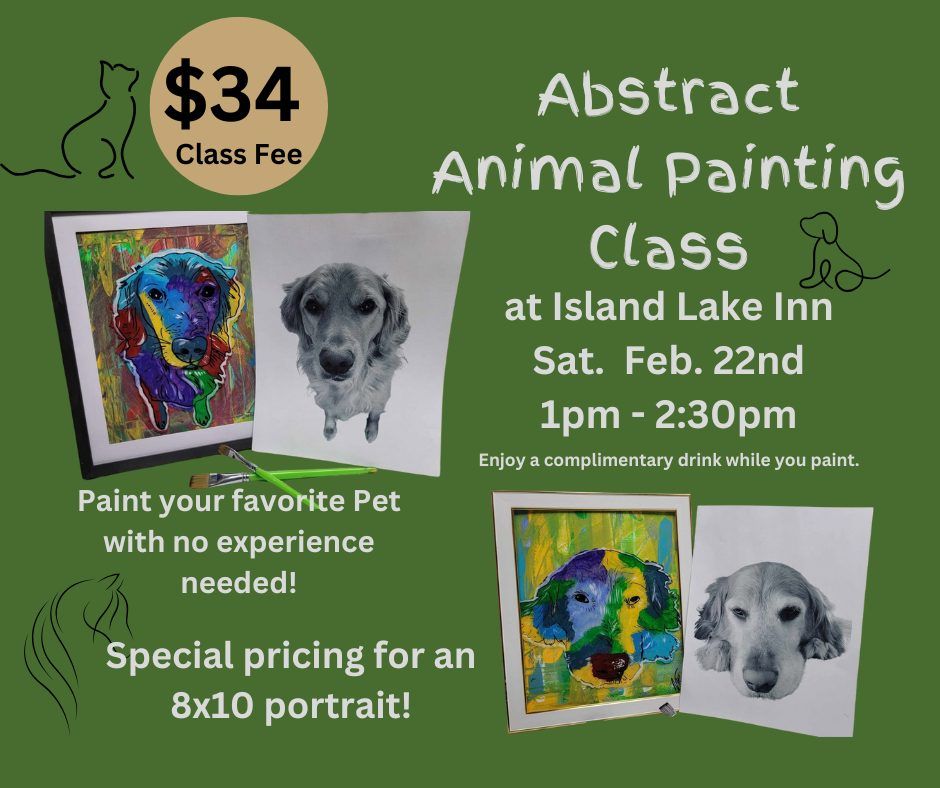 Abstract Animal Painting Class