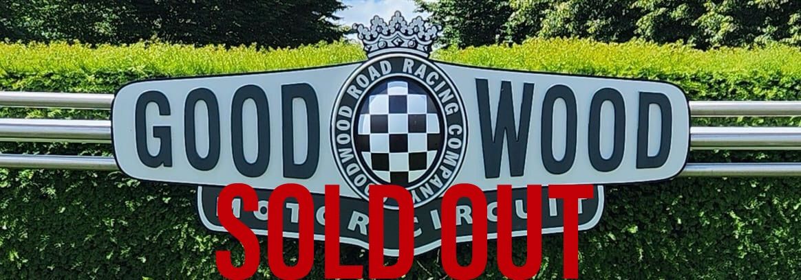 Saabs at Goodwood -SOLD OUT- no pay on gate entry allowed on the day 