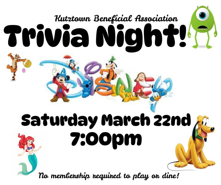 Trivia Night- Disney!