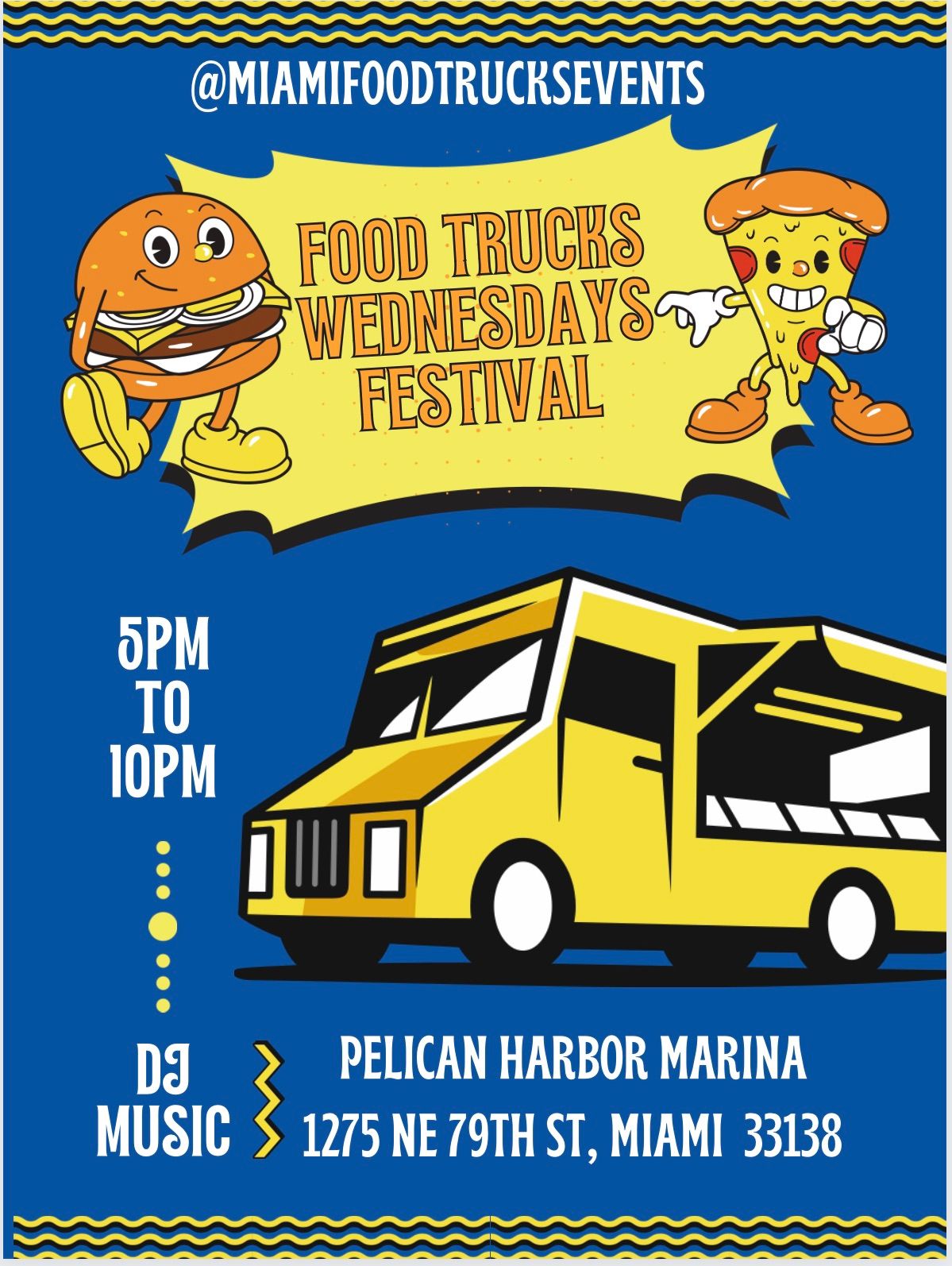 Food Trucks Wednesdays Pelican Harbor Marina