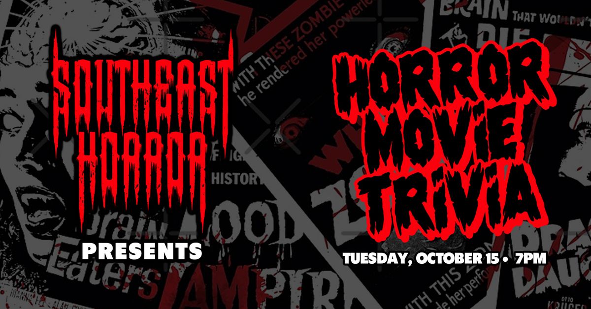 Trivia Tuesday! Horror Movies!