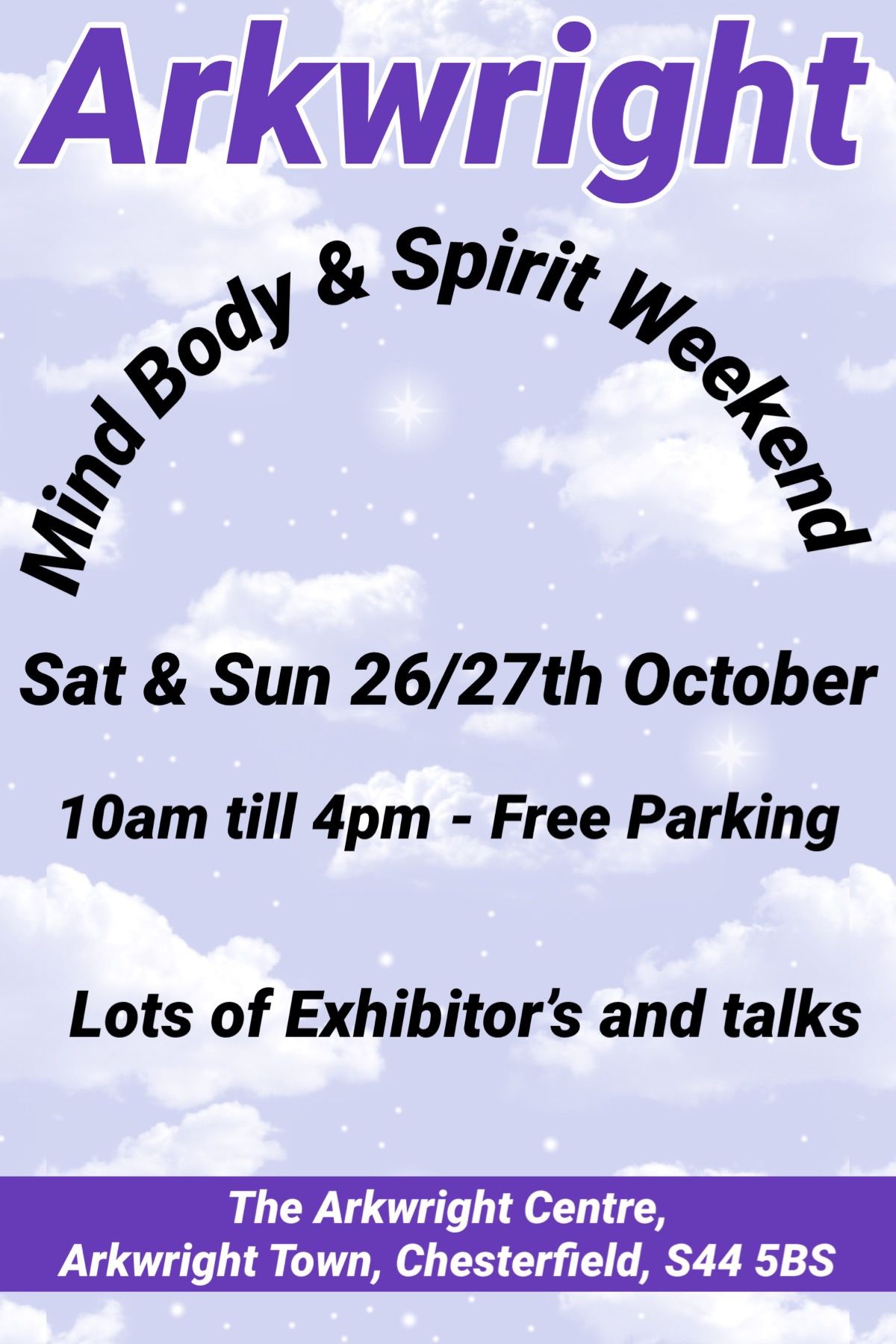 Arkwright Mind Body & Spirit Weekend ???\u2728