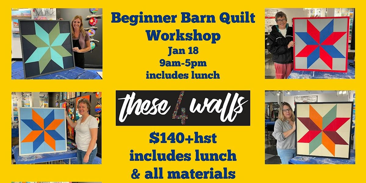 Beginner Barn Quilt Workshop