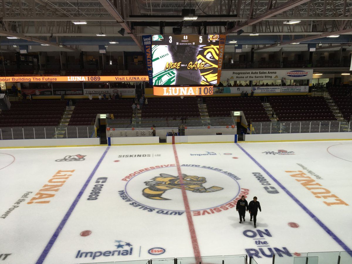 Sarnia Sting at London Knights