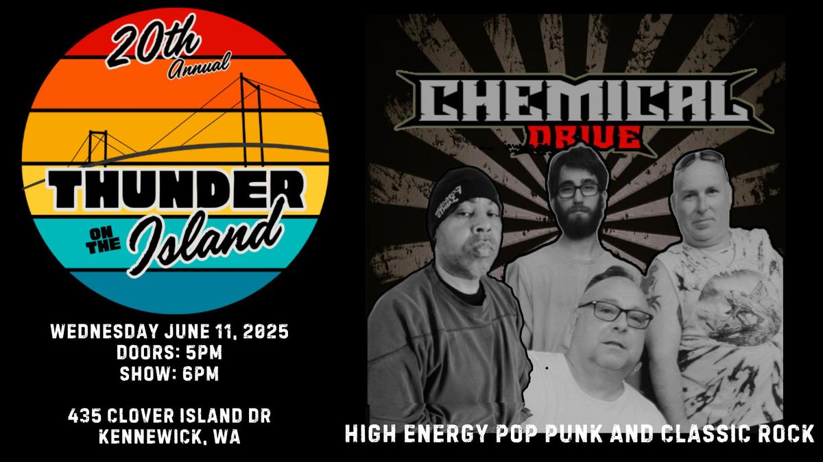 Thunder on the Island! with CHEMICAL DRIVE - pop punk and classic rock - Free Community Event