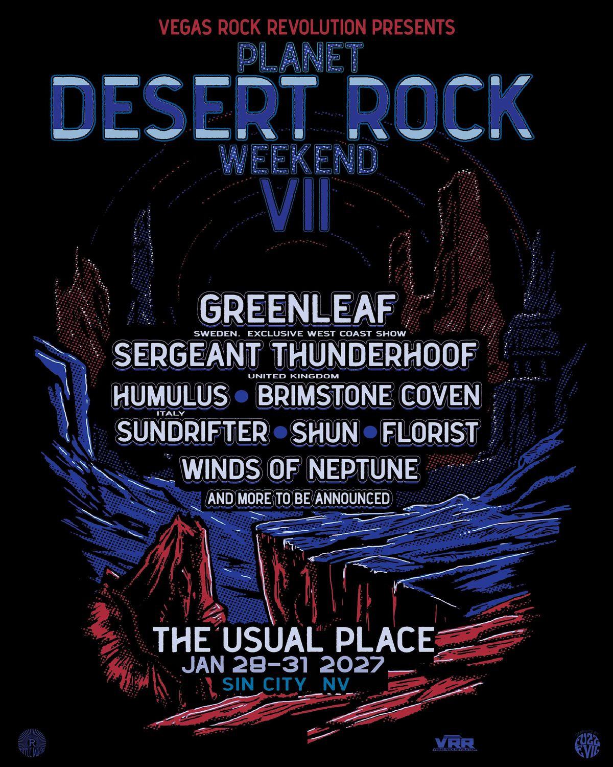 Planet Desert Rock Weekend VII - January 28- 31, 2027