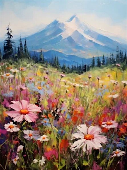 Paint & Sip at PARK - Paint A Colorado Wildflower Scene with Kathleen LeRoy