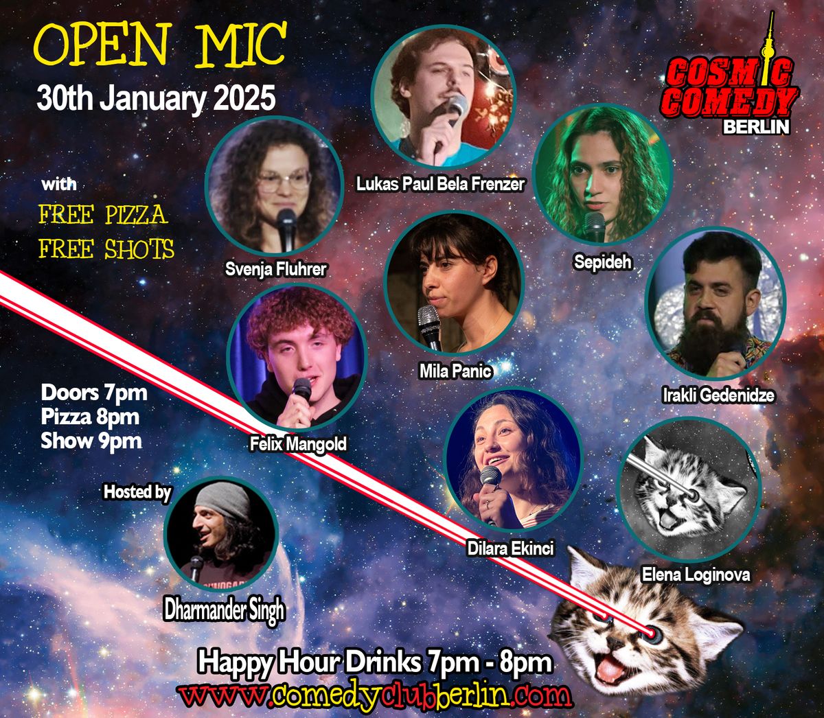 Cosmic Comedy Berlin OPEN-MIC THURSDAY