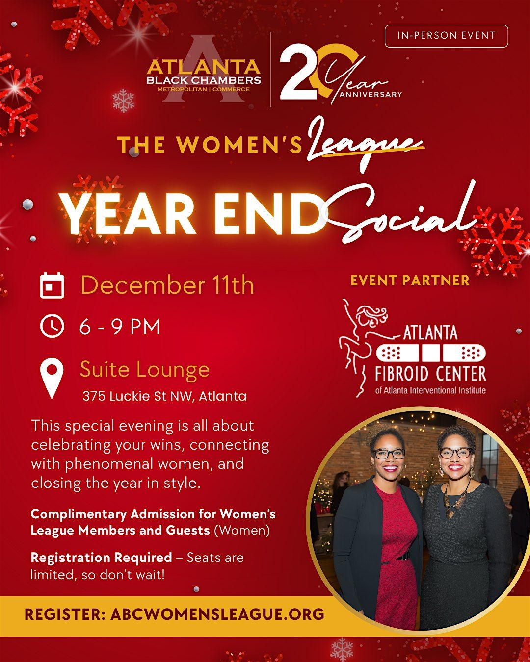 Women's League Year End Social