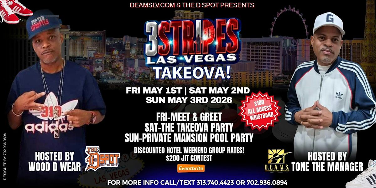 3 Stripes Las Vegas Takeova