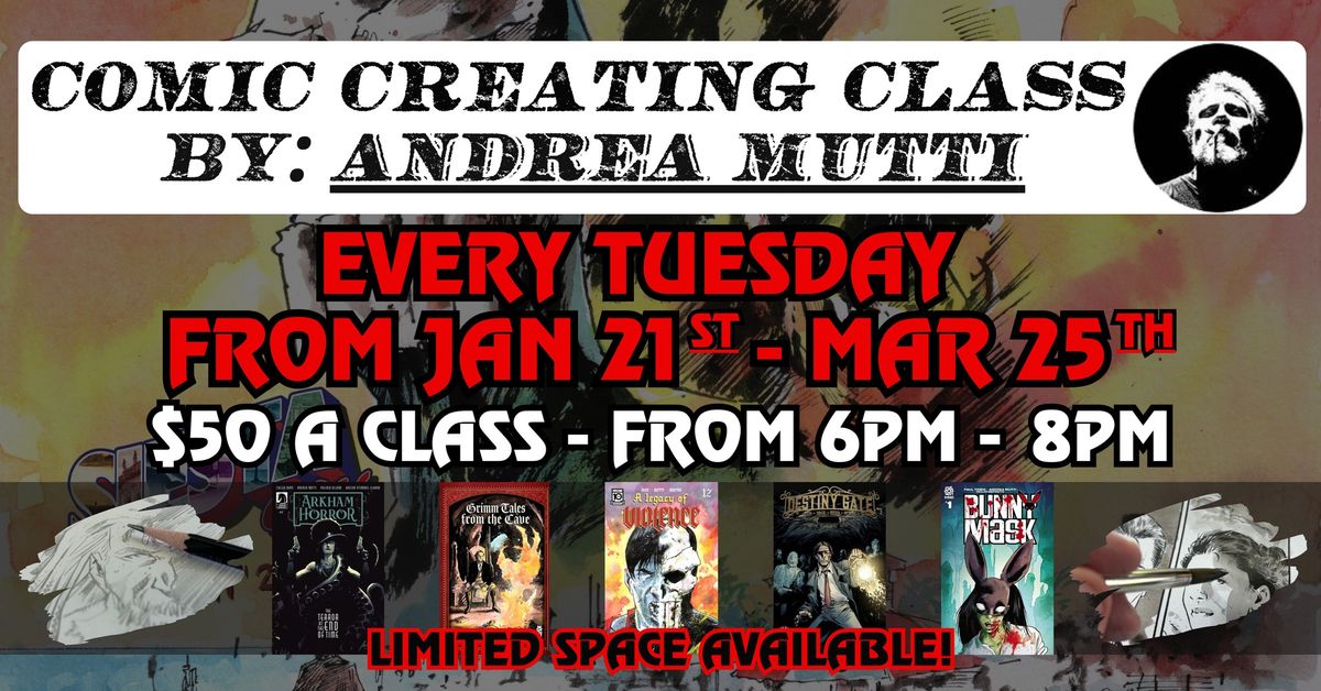 Andrea Mutti - Comic Creation Class