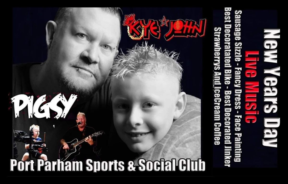 New Years Day Kye John & Papa Pig Live @Port Parham 