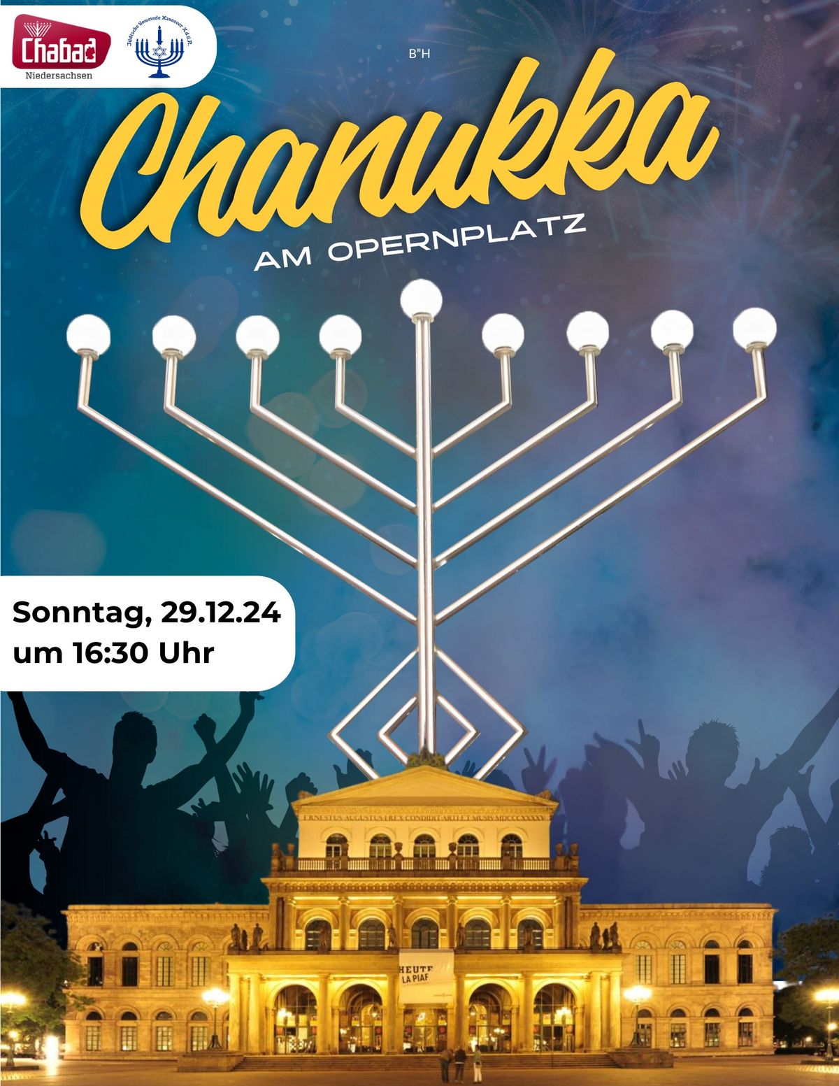 Chanukka am opernplatz