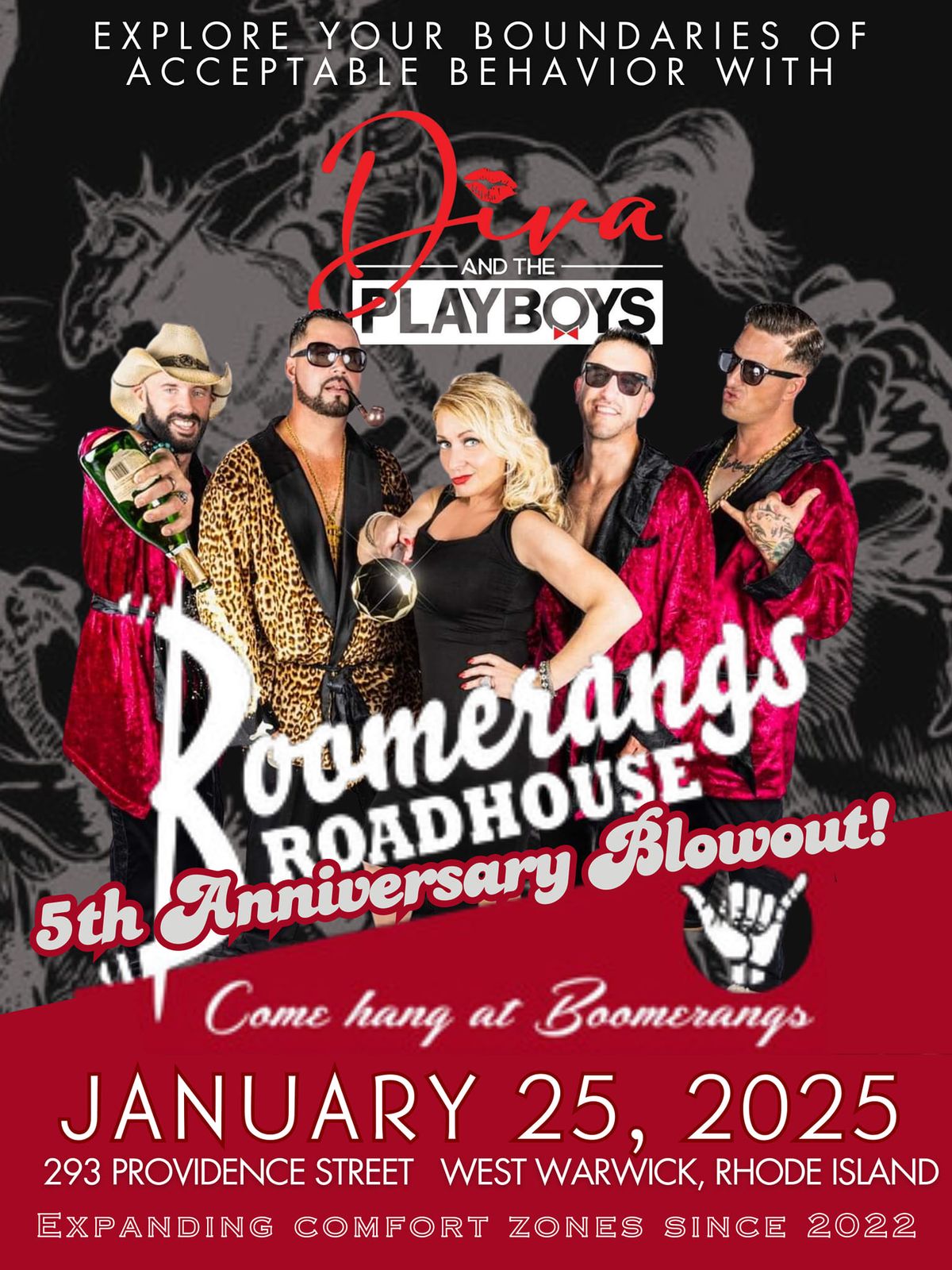 Diva and the Playboys @ Boomerangs West Warwick, RI 1\/25\/25!