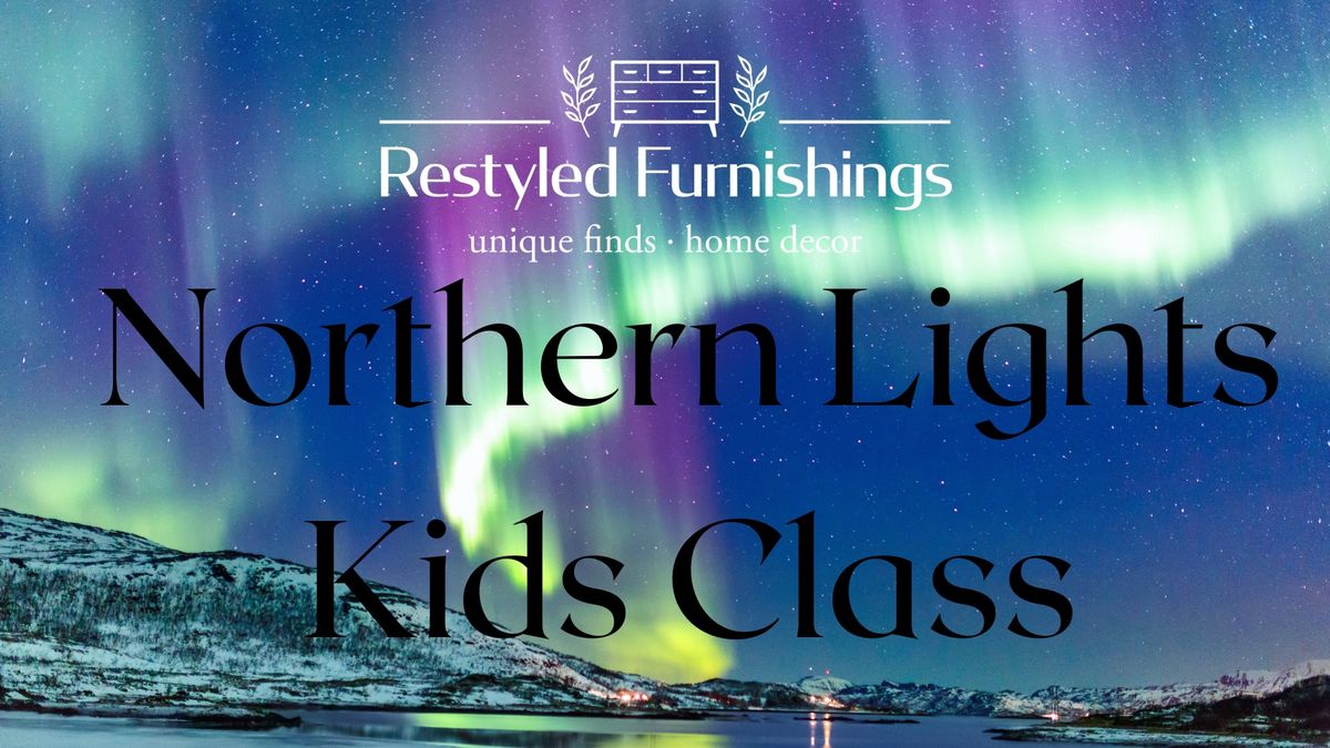 Northern Lights Kid\u2019s Painting Class 