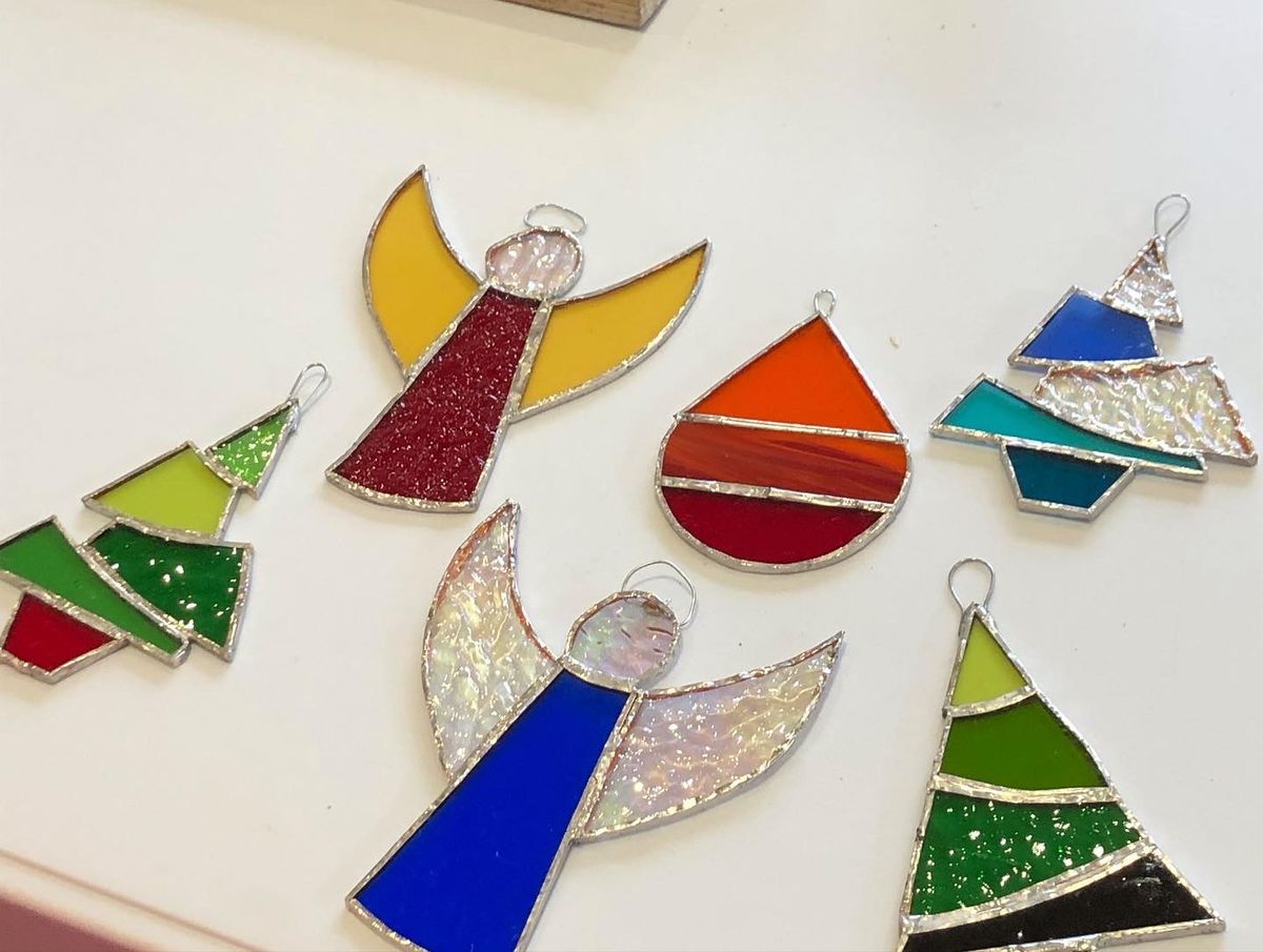 Making Stained Glass Christmas Baubles