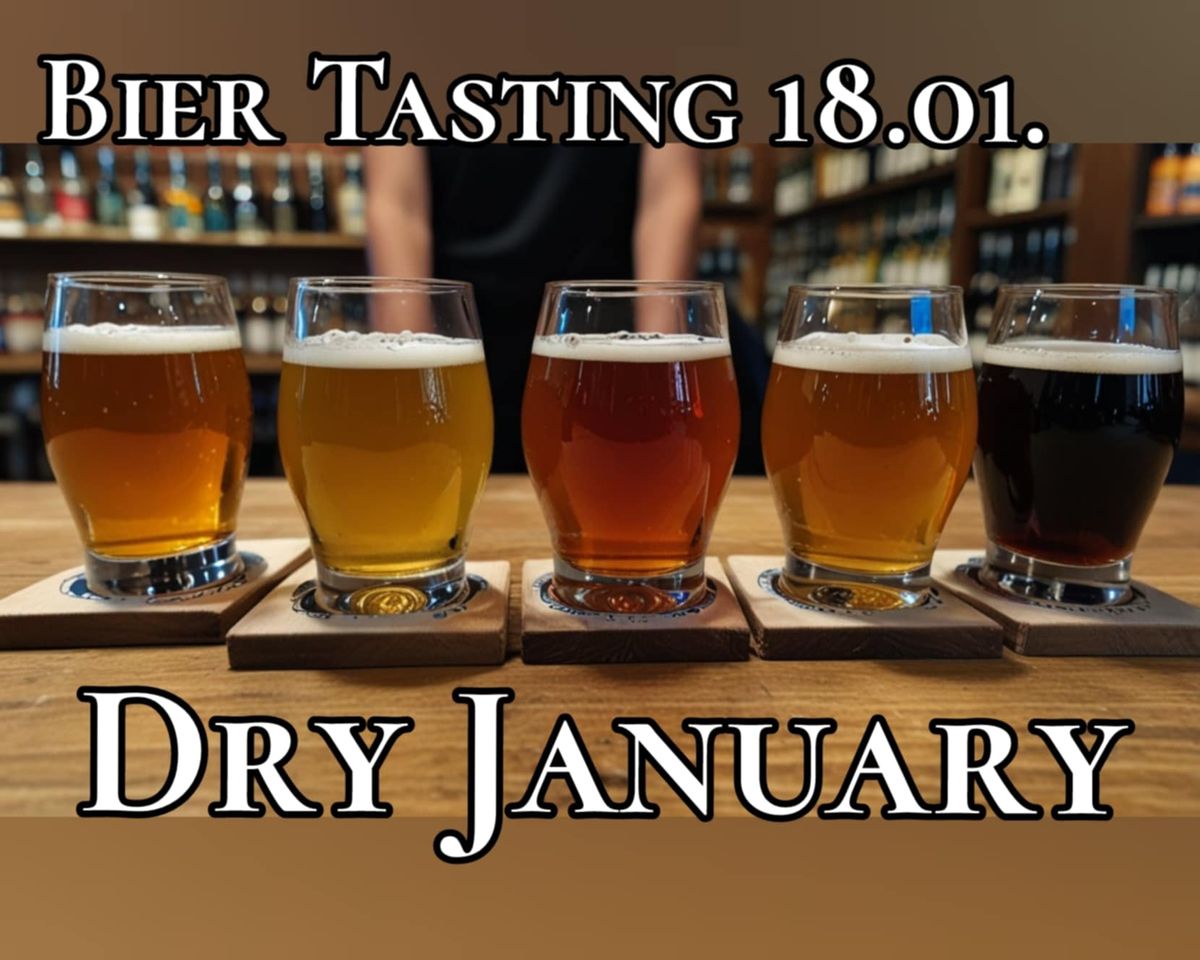 Bier Tasting - Dry January (alkoholfreie Biere) 