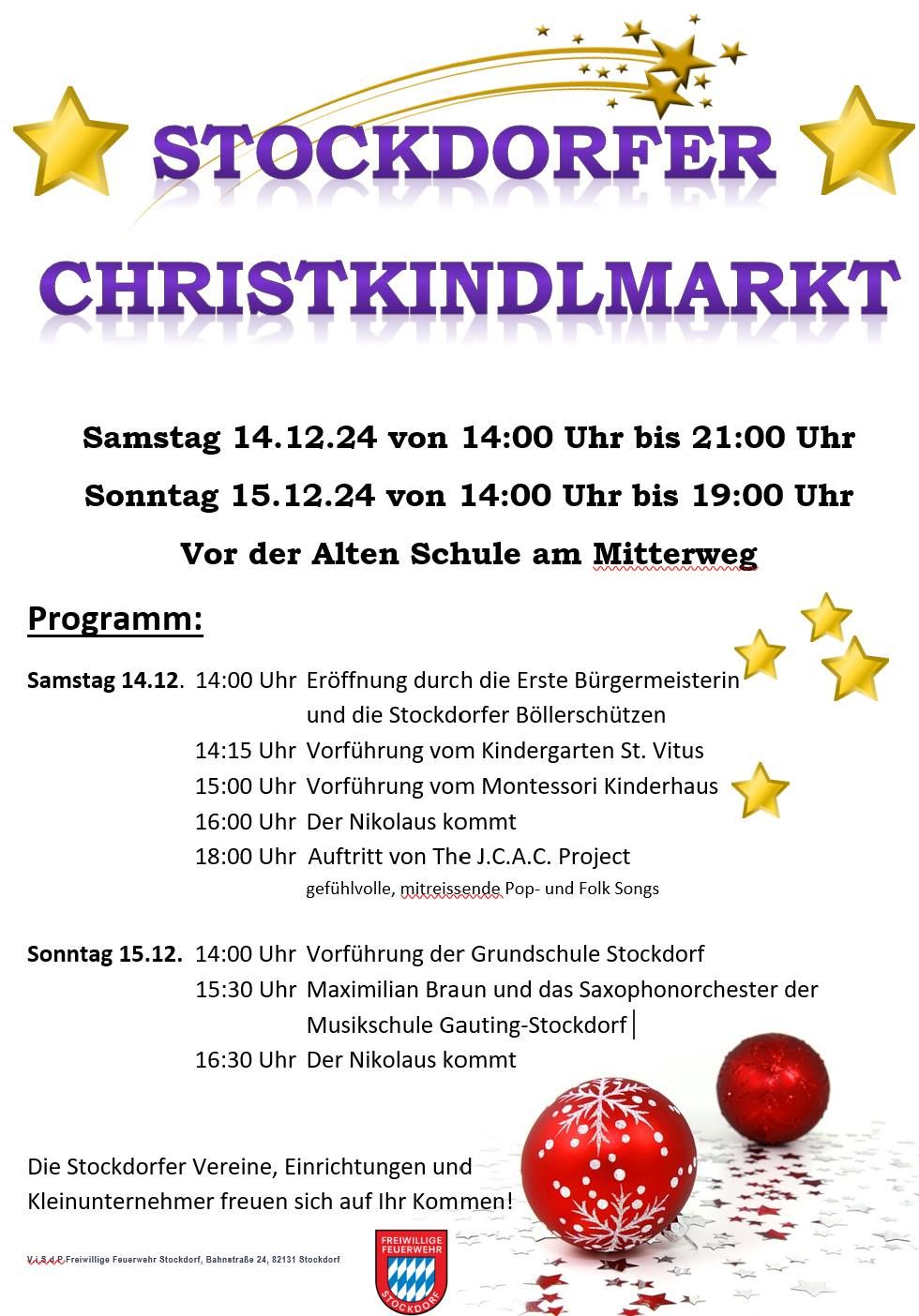 Stockdorfer Christkindelmarkt 2024