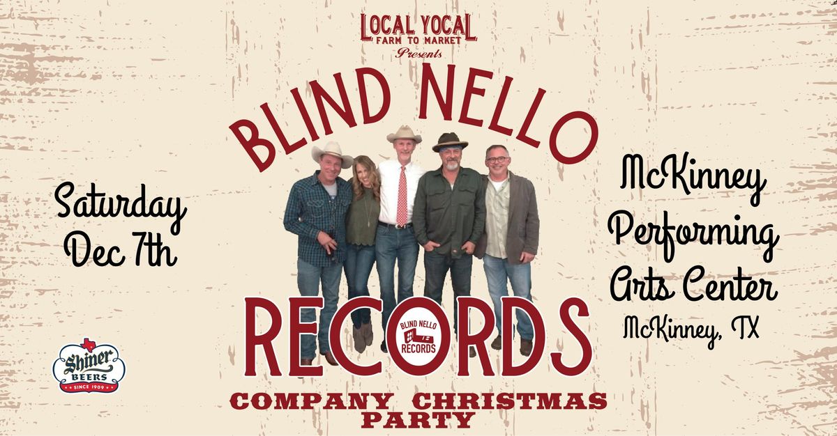 Blind Nello Records Company Christmas Party