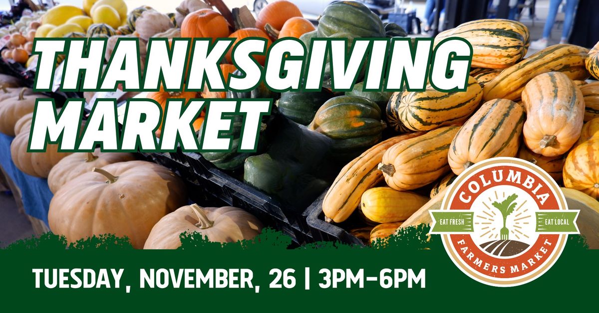 Thanksgiving Farmers Market