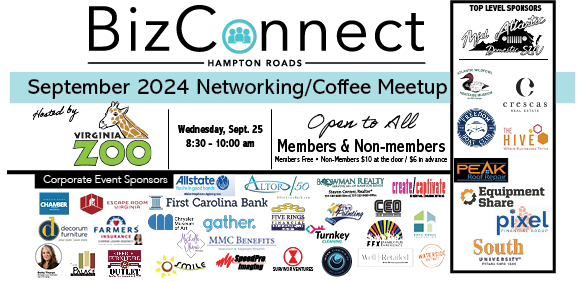 September BizConnect Networking Coffee at The Virginia Zoo