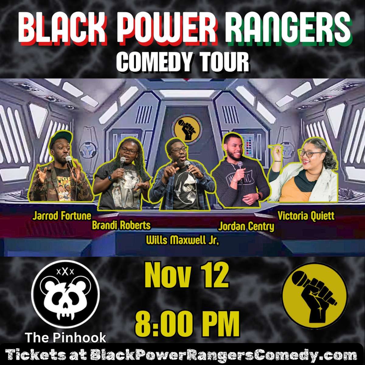 Black Power Rangers Comedy Tour!