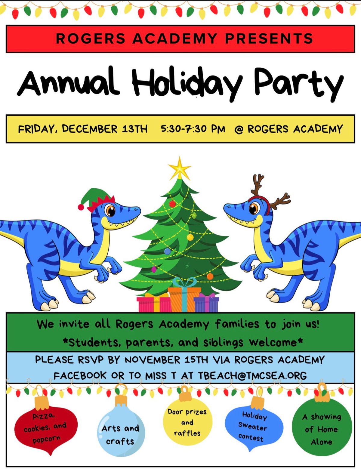 Rogers Academy Holiday Party 