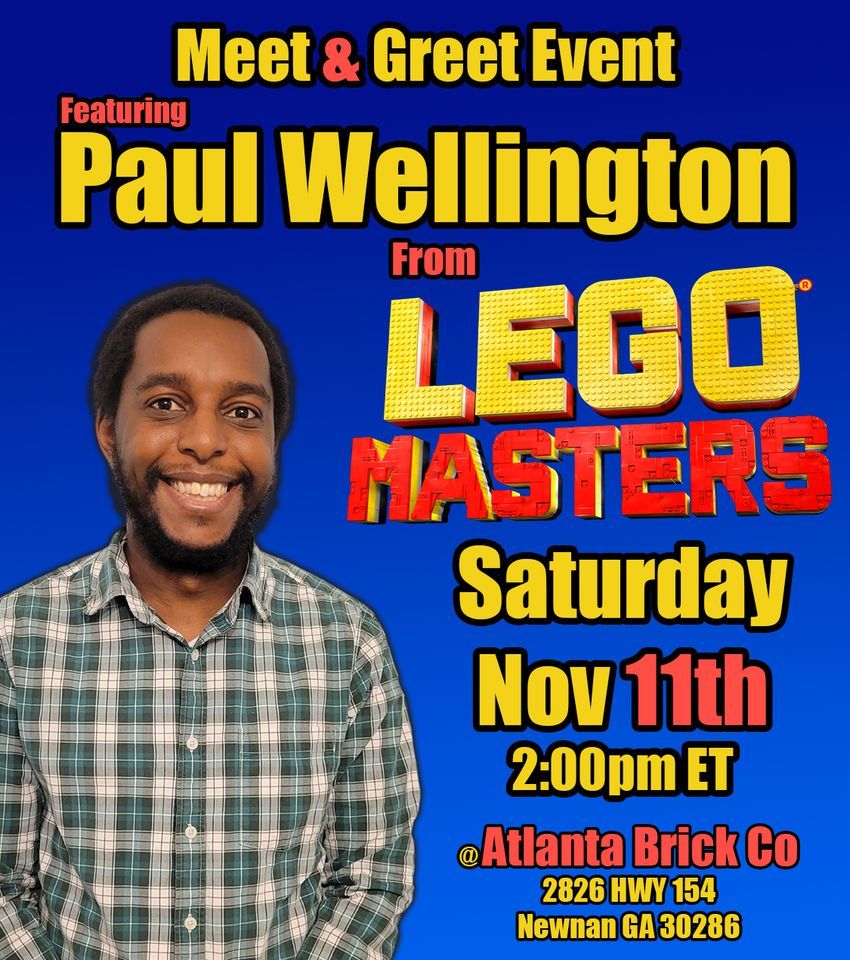 LEGO Masters Season 4 Meet & Greet w\/ Paul Wellington!